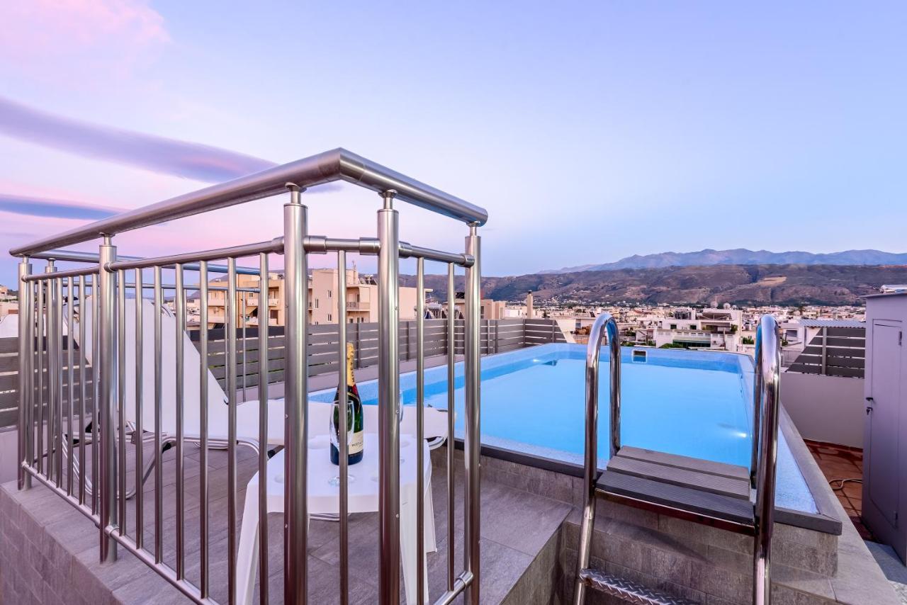 Luxury Villa In City Center With Rooftop Swimming Pool Chania  Luaran gambar