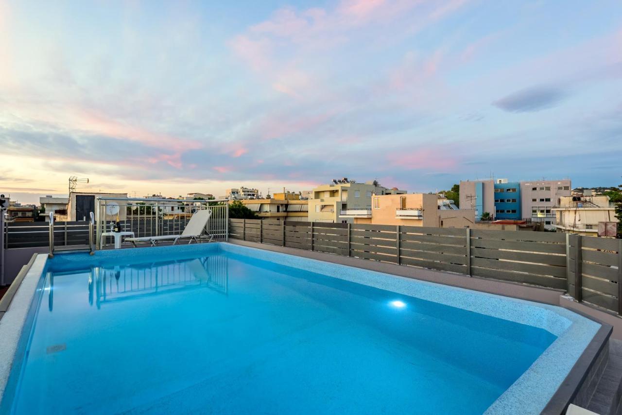 Luxury Villa In City Center With Rooftop Swimming Pool Chania  Luaran gambar