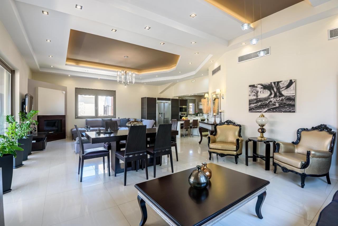Luxury Villa In City Center With Rooftop Swimming Pool Chania  Luaran gambar