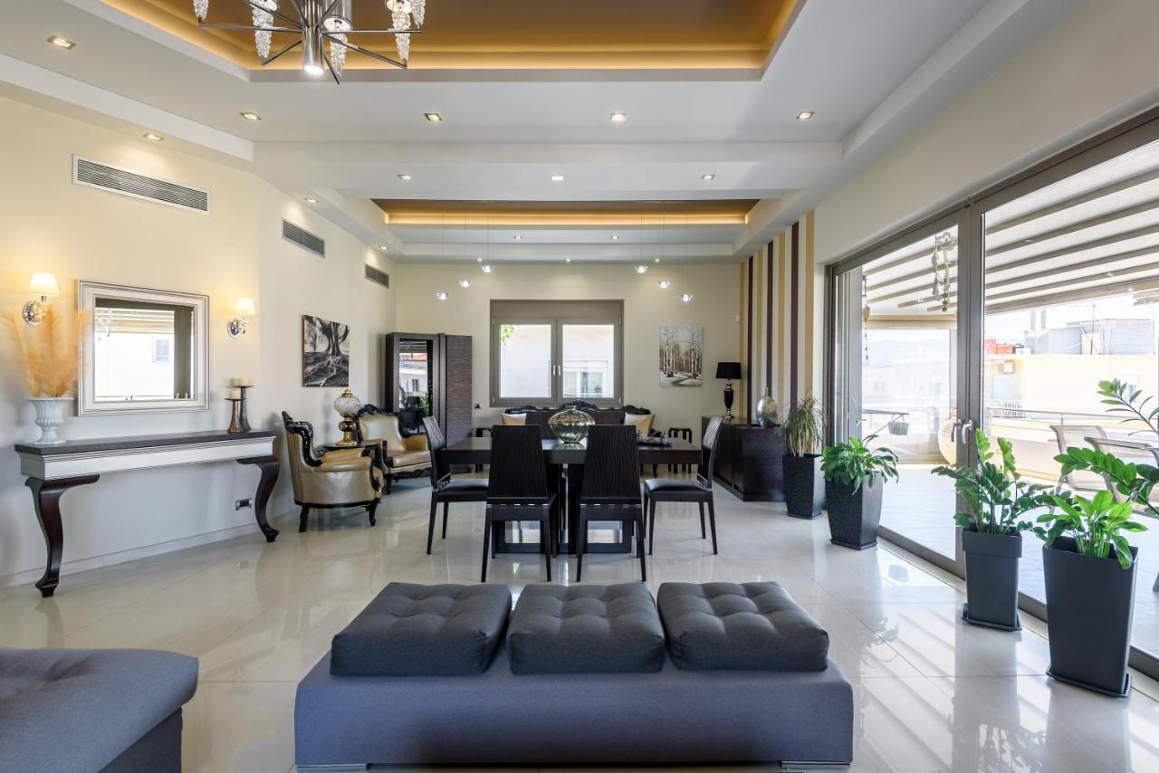 Luxury Villa In City Center With Rooftop Swimming Pool Chania  Luaran gambar