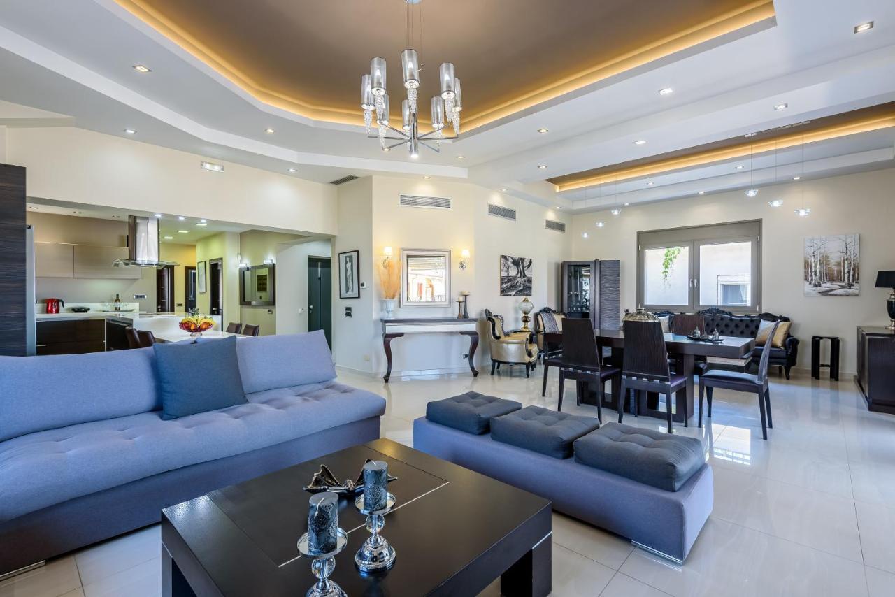 Luxury Villa In City Center With Rooftop Swimming Pool Chania  Luaran gambar